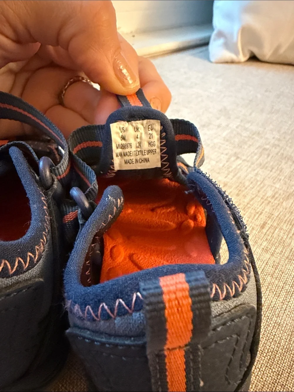 Merrell Navy and Orange hydro trekker